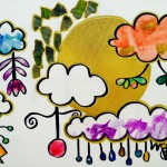 FLOWER cloud and moon
